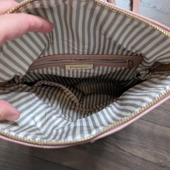 Miztique Dusty Pink Backpack with Gold Tassel display picture 1